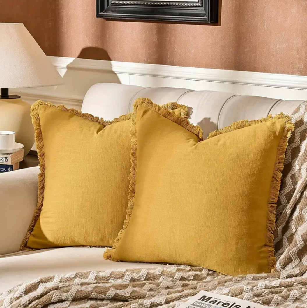 2-Piece Luxury Bohemian Style Pillow Cases