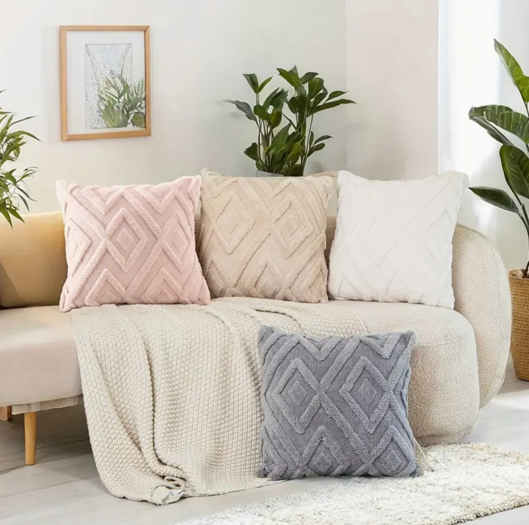 2-Piece Boho Abstract Throw Pillow Covers