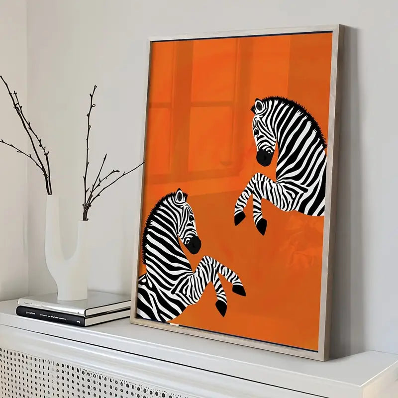 Orange Zebra Herd