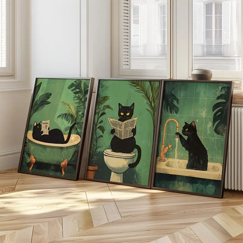 3-Piece Black Cat Tasks