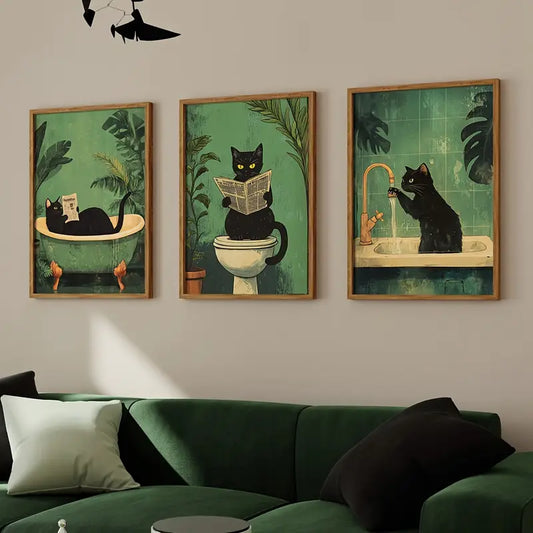 3-Piece Black Cat Tasks