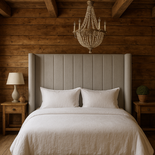 Franschhoek Velvet Winged Headboard