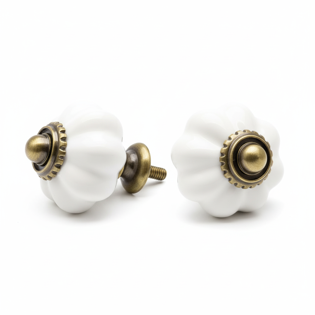 2x Classic Stripe Furniture Knob