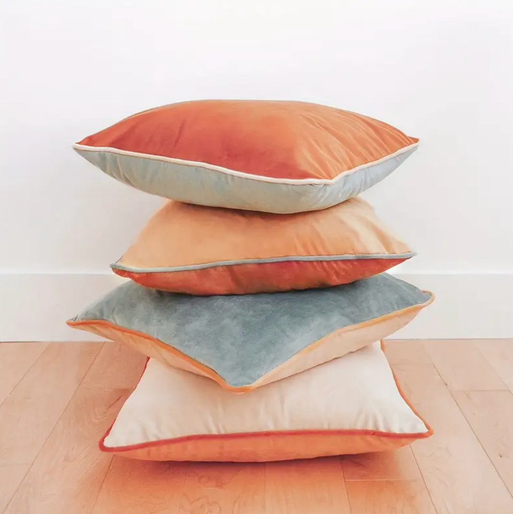 4-Piece Luxurious Velvet Pillow Covers