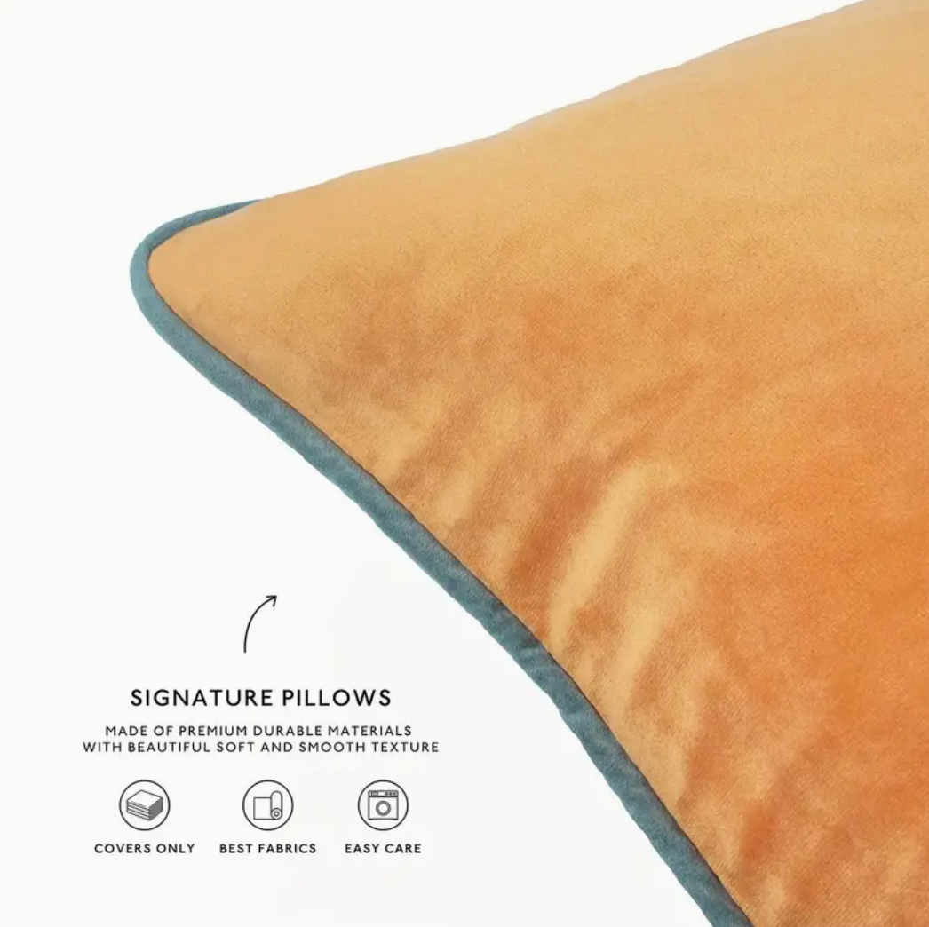 4-Piece Luxurious Velvet Pillow Covers