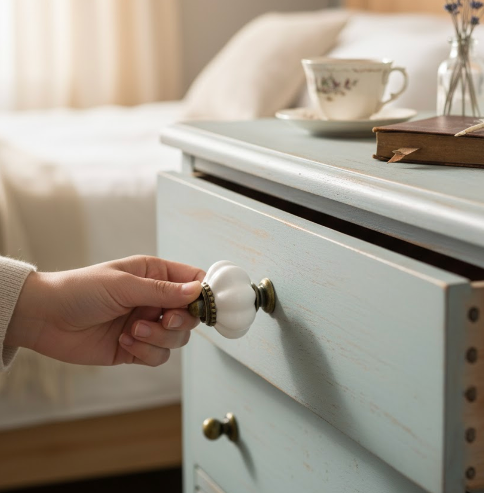 2x Classic Stripe Furniture Knob