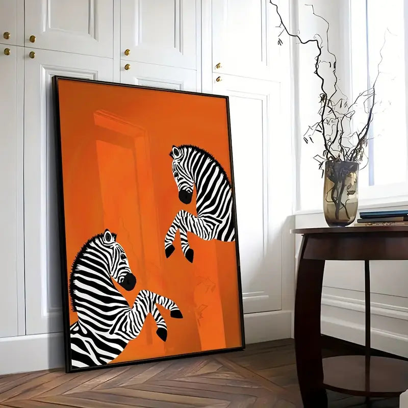 Orange Zebra Herd
